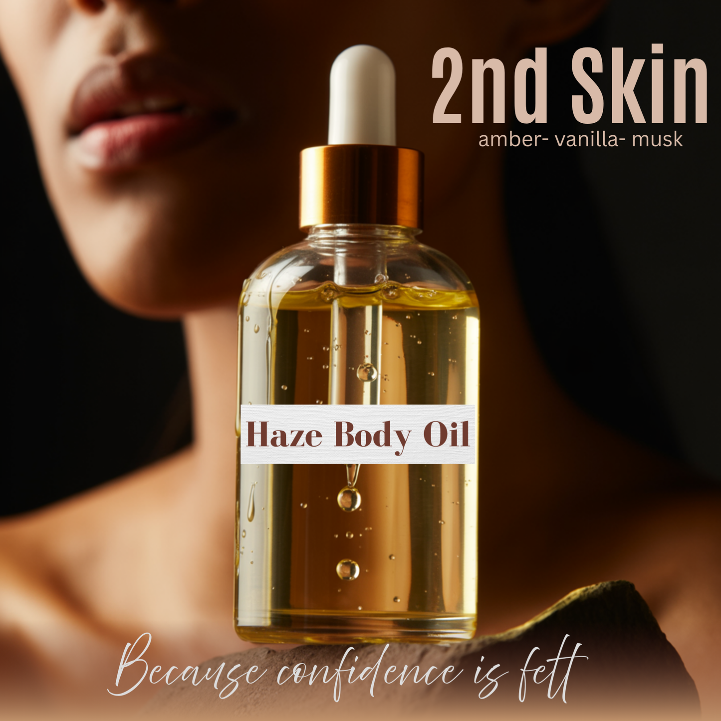 Haze Body Oil 2nd Skin – Vanilla Amber Glow